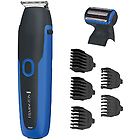 Remington bht6256 rifinitore corpo ricaricabile 5pettini lama inox nero/blu
