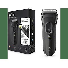 Braun rasoio elettrico series 3 proskin 3020s cordless autonomia 45 minuti