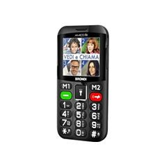 Brondi telefono cellulare amico chic nero telefono con funzionalità gsm 10274061