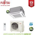 Fujitsu climatizzatore condizionatore split cassetta kv auxg24kvla 24000 btu monofase con telecomando e grig