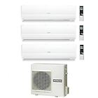 Hitachi climatizzatore condizionatore trial split inverter serie performance 9+12+12 con ram-68np3e r-32 wi-