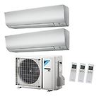 Daikin Climatizzatore Condizionatore Dual Split 9+18 Inverter Perfera Serie Ftxm Bluevolution R-32 9000+180