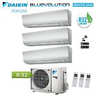 Daikin climatizzatore condizionatore trial inverter 7+7+7 serie perfera da 7000+7000+7000 btu con 3mxm40m r