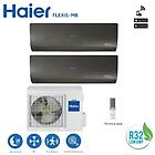 Haier climatizzatore condizionatore dual 12+12 serie flexis 12000+12000 btu con 2u50s2sf1fa in r32 in a++ 