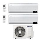 Samsung climatizzatore condizionatore dual 7+12 windfree elite da 7000+12000 btu con aj040txj gas r32 classe