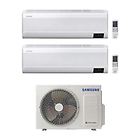 Samsung climatizzatore condizionatore dual 9+12 windfree elite da 9000+12000 btu con aj040txj gas r32 classe