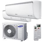 Samsung climatizzatore condizionatore dual split inverter 7+7 windfree avant 7000+7000 btu aj040txj2kg r32 c