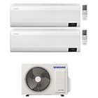 Samsung climatizzatore condizionatore dual split inverter windfree avant 12000+12000 btu con aj050txj2kg a++