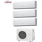 Fujitsu climatizzatore condizionatore trial split 7+7+12 serie lm inverter da 7000+7000+12000 u.e. aoyg18l b