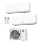 Fujitsu climatizzatore condizionatore general dual split inverter serie kmtb 12+12 con aohg18kbta2 r-32 wi-f