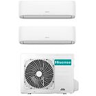 Hisense climatizzatore condizionatore hi-comfort r32 dual split inverter 12000 + 12000 btu con u.e. 2amw50u4