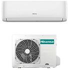 Hisense climatizzatore condizionatore inverter serie easy smart 18000 btu ca50xs1ag + ca50xs1aw r-32 wi-fi o