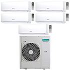 Hisense climatizzatore condizionatore penta split inverter serie new comfort 9+9+12+12+12 con 5amw125u4rta r