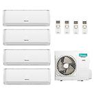 Hisense climatizzatore condizionatore quadri 9+9+12+12 energy pro 4amw81u4raa da 9000+9000+12000+12000 btu i