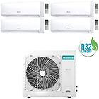 Hisense climatizzatore condizionatore quadri inverter 9+9+12+12 new comfort 9000+9000+12000+12000 btu 4amw10