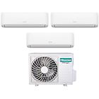 Hisense climatizzatore condizionatore trial split inverter serie hi-comfort 9+12+18 con 4amw81u4raa r-32 wi-