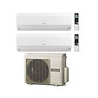 Hitachi climatizzatore condizionatore dual split inverter serie performance 7+12 con ram-40np2e r-32 wi-fi o