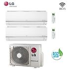 Lg climatizzatore condizionatore inverter dual 12+12 serie libero plus r32 12000+12000 btu con mu2r17 a