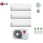 Lg climatizzatore condizionatore inverter trial 12+12+12 serie libero 12000+12000+12000 btu con mu3r21 