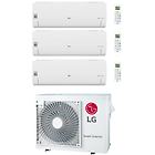 Lg climatizzatore condizionatore trial split inverter serie libero smart 9+9+12 btu con mu3r19 ul0 r-32