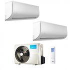 Comfee midea climatizzatore condizionatore midea dual split extreme 12000+12000 m20-18fn8-q r-32 12+12