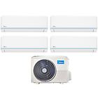 Comfee midea climatizzatore condizionatore midea quadri split inverter serie evolution 12+12+12+12 con m40b