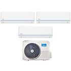 Comfee midea climatizzatore condizionatore midea trial split inverter serie evolution 9+9+12 con m4o-36fn8-