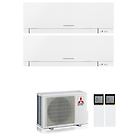 Mitsubishi Climatizzatore Condizionatore Electric Dual 18+18 Inverter Kirigamine Zen 18000+18000 Btu Mxz-3d54va