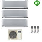 Panasonic climatizzatore condizionatore trial 9+12+12 inverter+ serie etherea 9000+12000+12000 btu cu-3z68tbe 