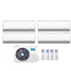 Comfee midea climatizzatore condizionatore quadri 9+9+12+12 midea breezeless+ da 9000+9000+12000+12000 btu 