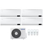 Samsung climatizzatore condizionatore quadri 9+9+12+12 cebu 9000+9000+12000+12000 btu con aj080txj gas r32 i