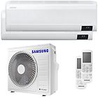 Samsung climatizzatore condizionatore dual split inverter windfree avant 12+18 con aj050txj2kg r-32 wi-fi in