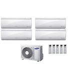 Samsung climatizzatore condizionatore inverter quadri 7+7+7+7 maldives quantum 7000+7000+7000+7000 r-32 con 