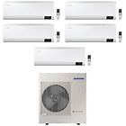 Samsung climatizzatore condizionatore penta split inverter serie cebu aj100txj5kg r-32 wi-fi integrato 7000+