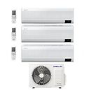 Samsung climatizzatore condizionatore trial split inverter windfree avant 7000+12000+12000 btu aj068txj3kg a