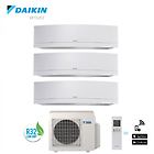 Daikin Climatizzatore Trial Split 7+7+12 Inverter Serie Emura White Wi-fi R-32 Bluevolution 7000+7000+12000