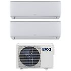 Baxi condizionatore climatizzatore dual split inverter astra r32 12000+12000 btu con lsgt50-2m wi-fi opti