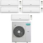 Hisense condizionatore climatizzatore penta split inverter energy pro r-32 wi-fi 9000+9000+9000+9000+12000 b