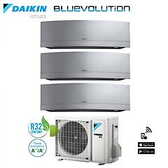 Daikin climatizzatore trial split 7+7+12 inverter serie emura white wi-fi r-32 bluevolution 7000+7000+12000