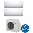 Mitsubishi condizionatore dualsplit smart 9000 + 9000 btu r410a