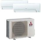 Mitsubishi condizionatore dualsplit smart 9000 + 9000 btu