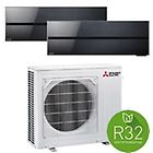 Mitsubishi condizionatore dualsplit kirigamine zen 9000 + 9000 btu r32