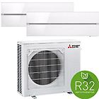 Mitsubishi condizionatore dualsplit kirigamine zen 9000 + 9000 btu r32