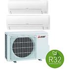 Mitsubishi condizionatore dualsplit 12000 + 9000 btu r32