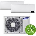 Samsung condizionatore dualsplit windfree comfort wifi 12000 + 9000 btu r32