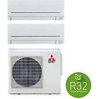 Mitsubishi condizionatore dualsplit 12000 + 9000 btu r32