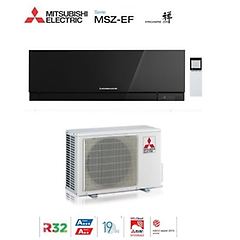 Mitsubishi climatizzatore condizionatore electric inverter kirigamine zen black msz-ef25ve3b 9000 btu gas r32 i