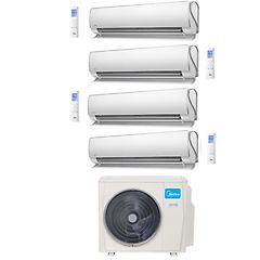 Comfee midea climatizzatore condizionatore inverter quadri 9+9+9+12 midea ultimate comfort 9000+9000+9000+1