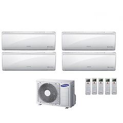 Samsung climatizzatore condizionatore inverter quadri 9+9+9+12 maldives quantum 9000+9000+9000+12000 r-32 co