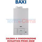 Baxi caldaia evolution prime 26 kw caldaia a condensazione metanogplaria propanata kit fumi sdoppiato in 